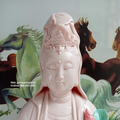 Tượng Phật Bà Tọa Đài Sen